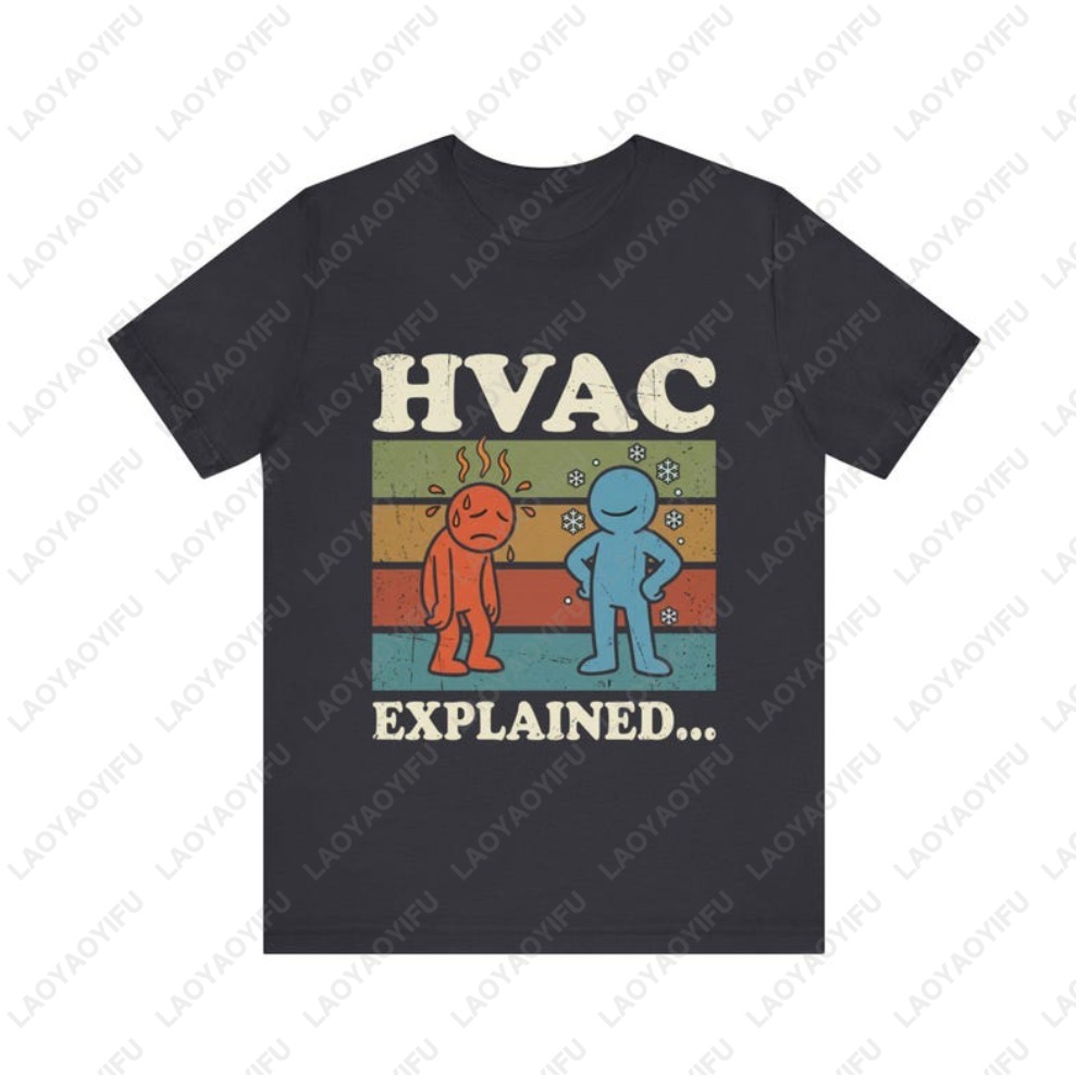 Funny HVAC Explained T Shirt G – обзор и цена Men'S Fashion Explained