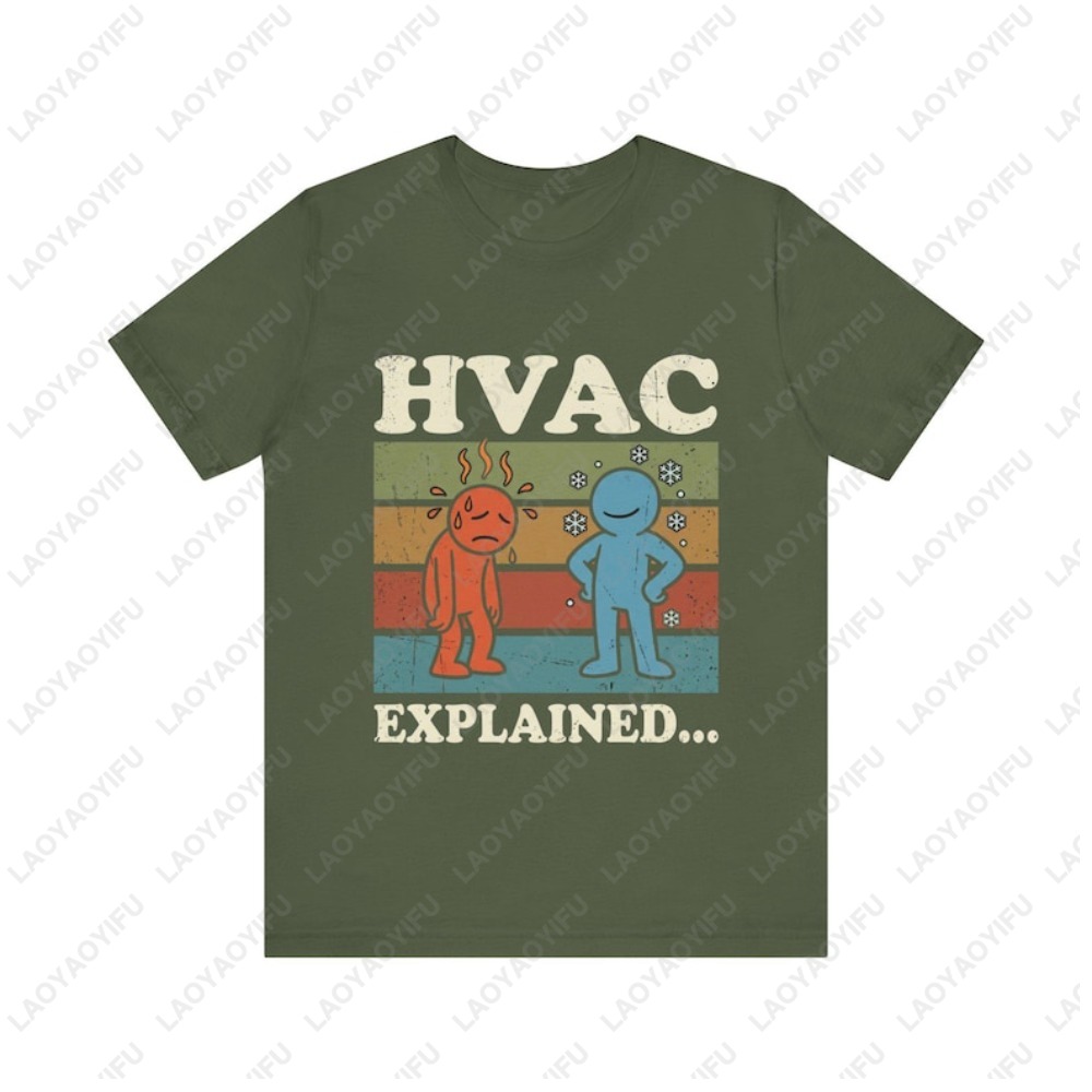 Funny HVAC Explained T Shirt G – обзор и цена Men'S Fashion Explained