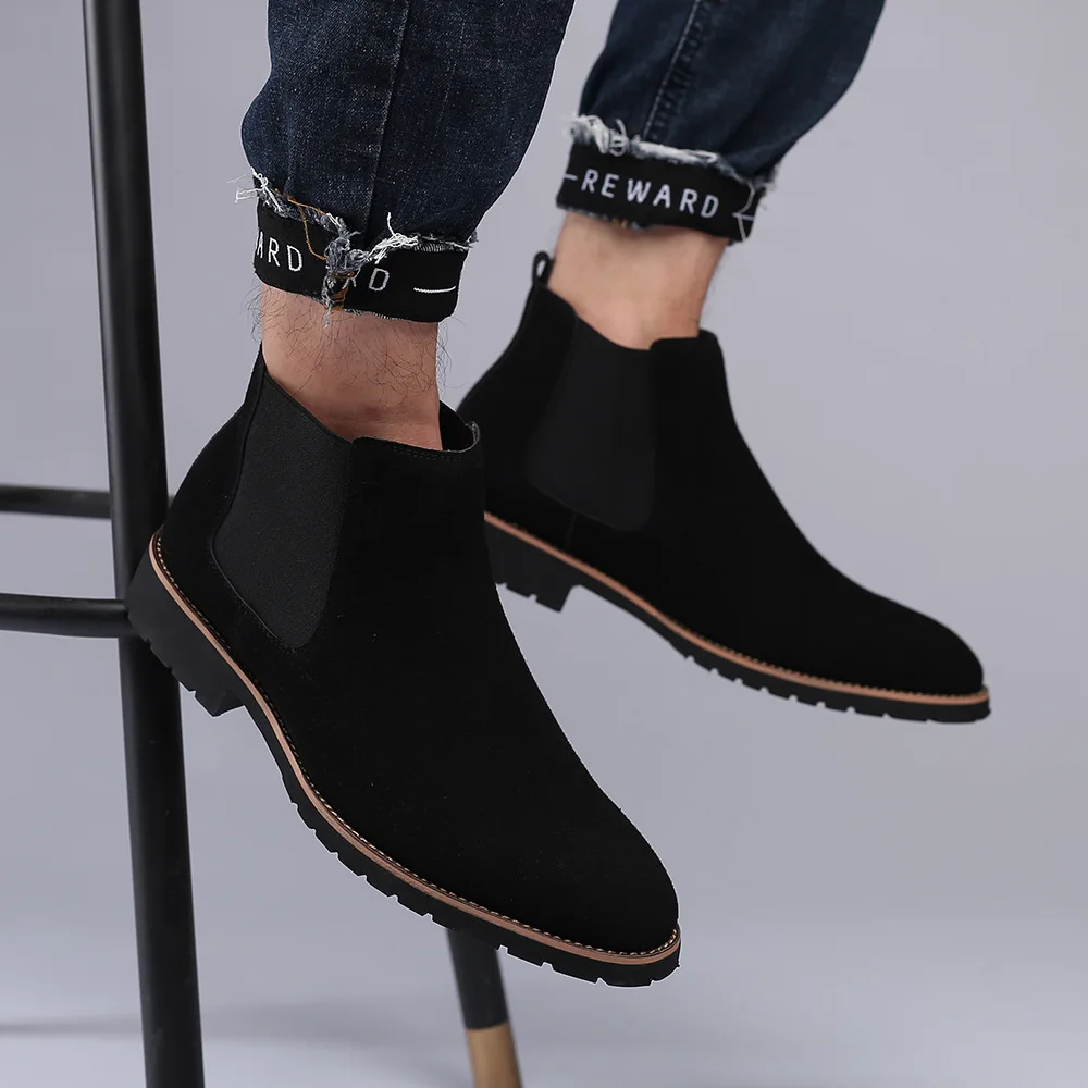 Men Ankle Boots British Style  – обзор и цена Chelsea Boots Men
