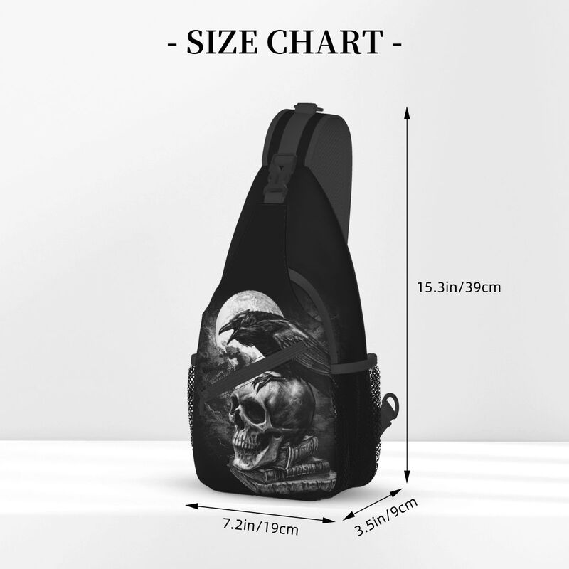 Crow The Skull Sling Crossbody – обзор и цена Fashion Harness Men
