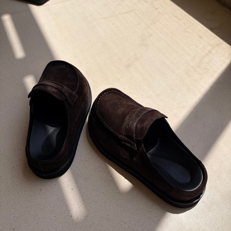 British Old Money Style Men Fa – обзор и цена Suede Loafers Men