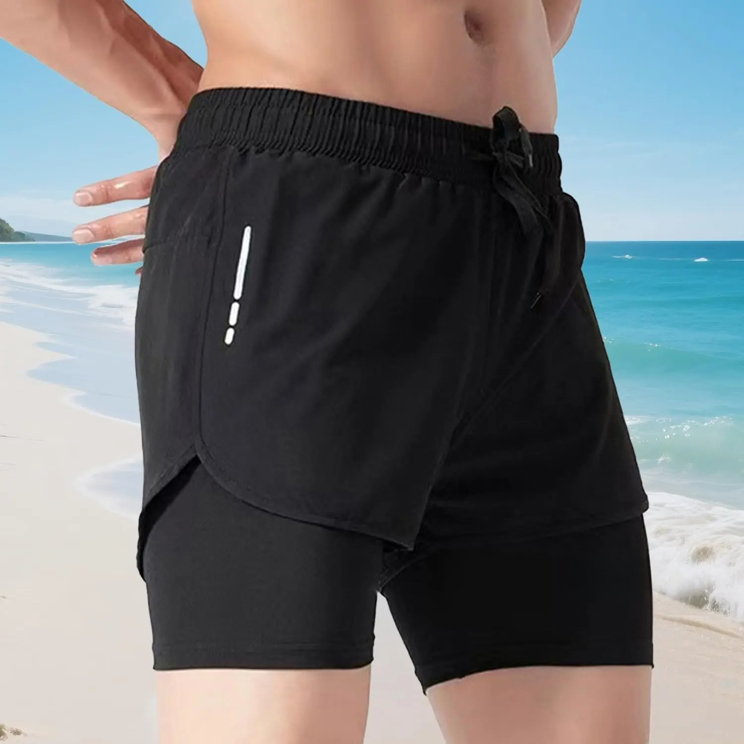 Men's Swim Trunks Quick Dry At – обзор и цена Swim Trunk Shorts