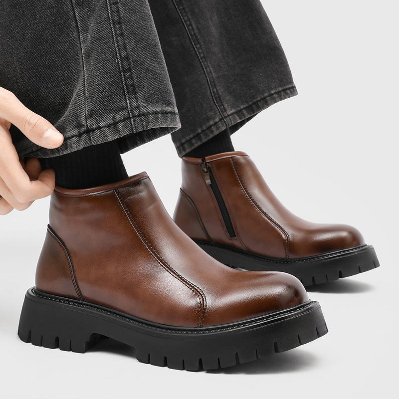 men fashion party banquet chel – обзор и цена Chelsea Boots Men