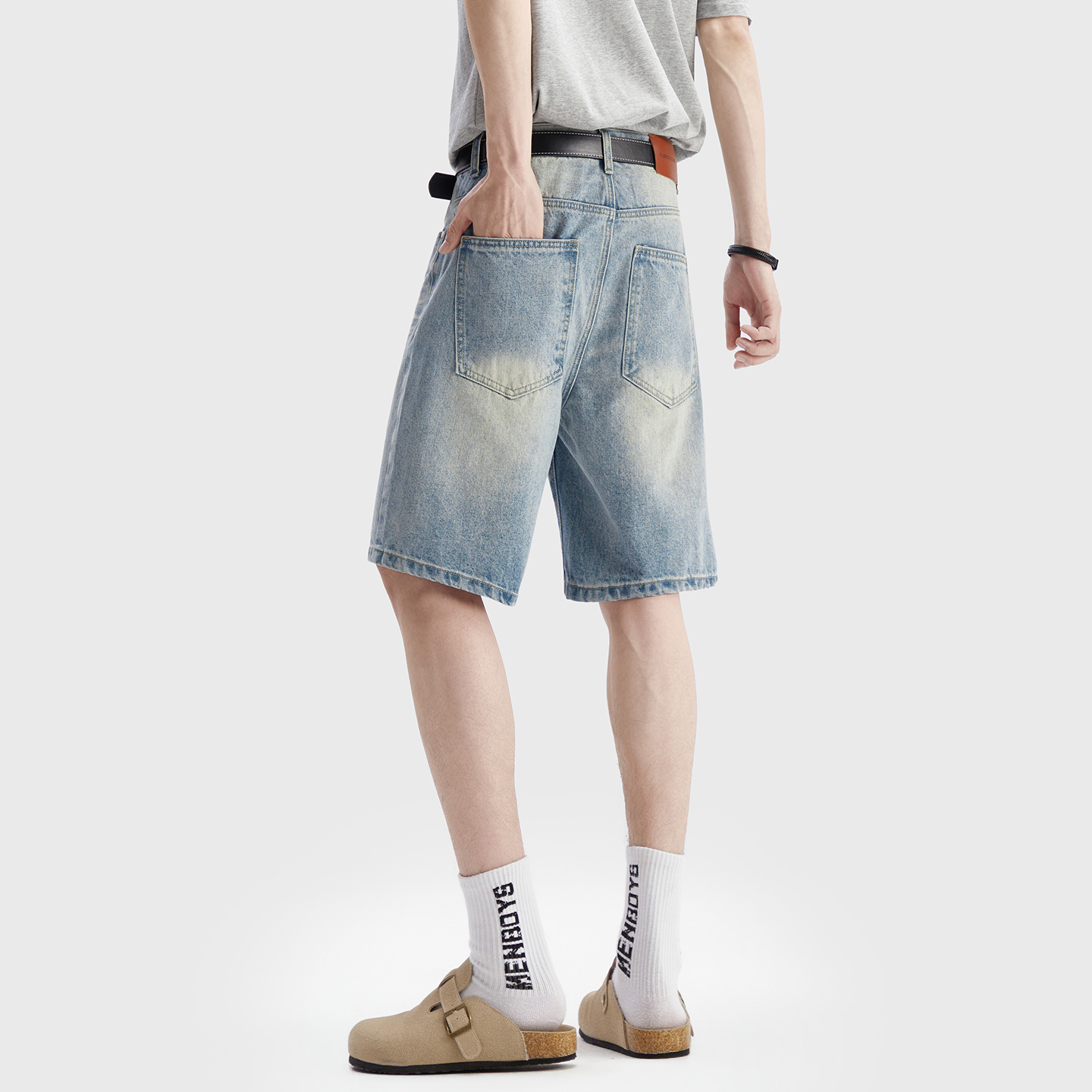 Vintage Washed Denim Shorts Me – обзор и цена Men'S Fashion Jeans