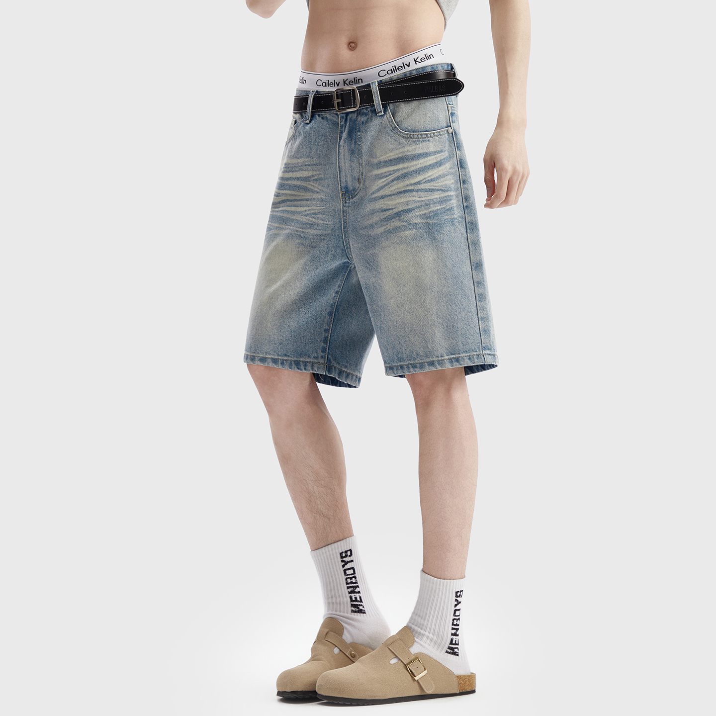 Vintage Washed Denim Shorts Me – обзор и цена Men'S Fashion Jeans