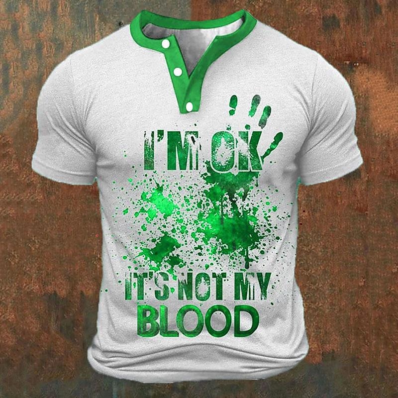 Funny 3D Letter Print Men's He – обзор и цена Mens Fashion Ideas