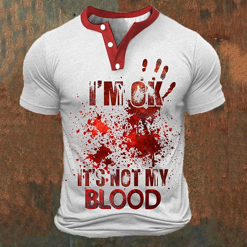 Funny 3D Letter Print Men's He – обзор и цена Mens Fashion Ideas