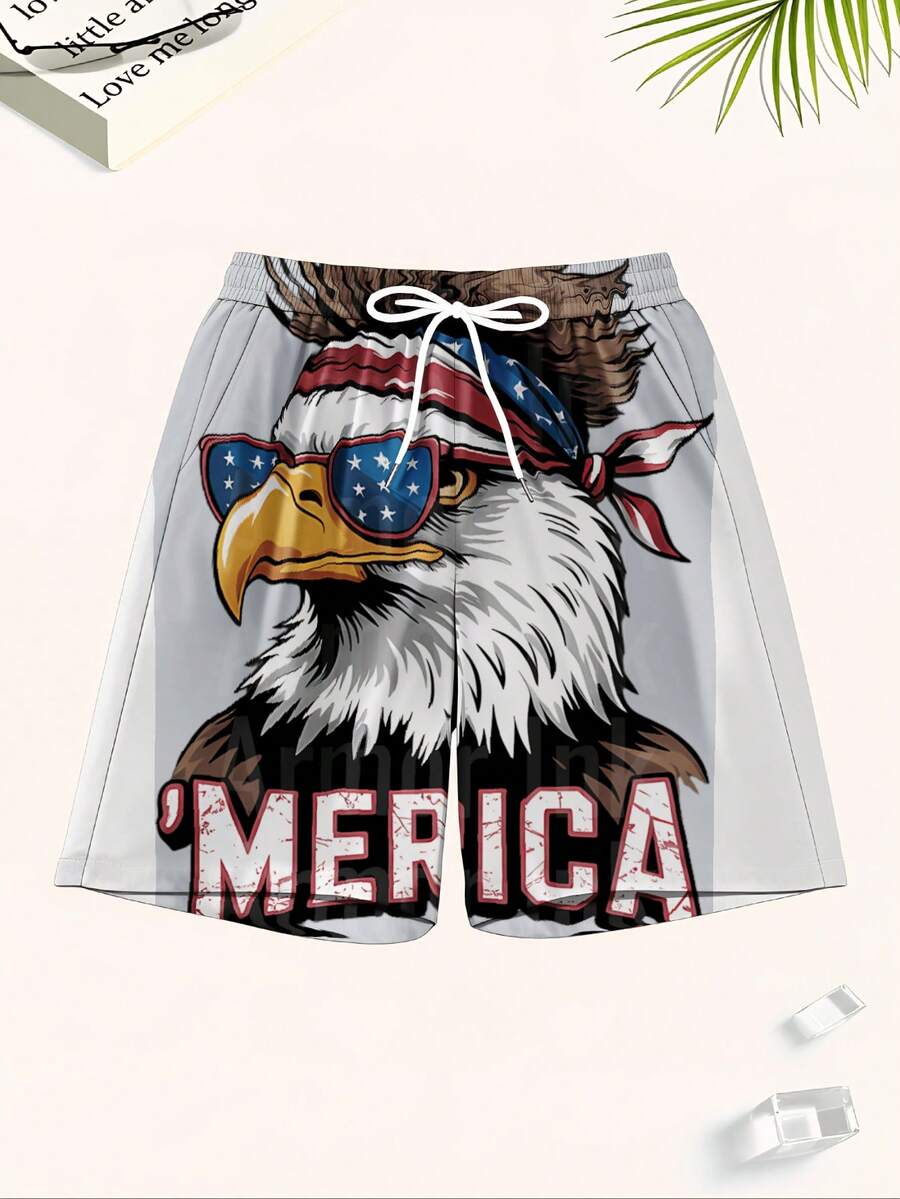 Patriotic Mens Swim Trunks Wit – обзор и цена Swim Trunk Shorts
