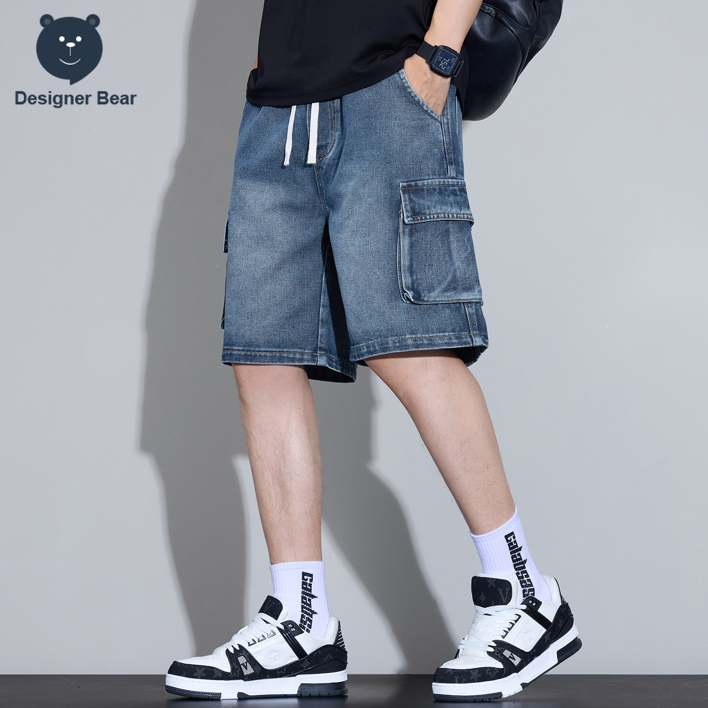 Men's Multi-Pocket Cargo Denim – обзор и цена Men'S Fashion Jeans