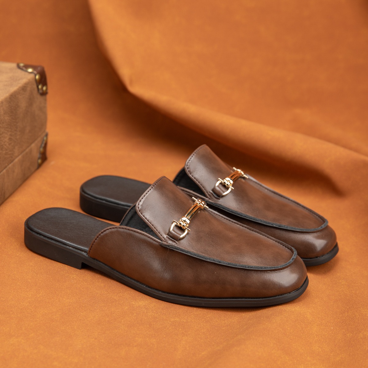 38-47mules shoes man horsebit  – обзор и цена Men'S Fashion Loafers