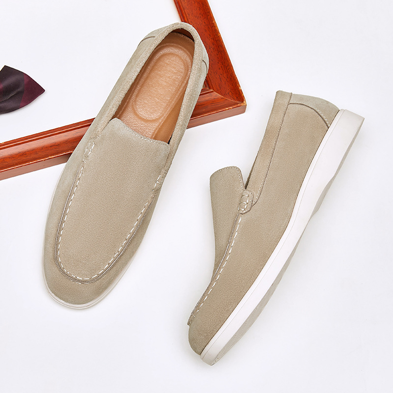 Casual Men's  Genuine Leather  – обзор и цена Suede Loafers Men
