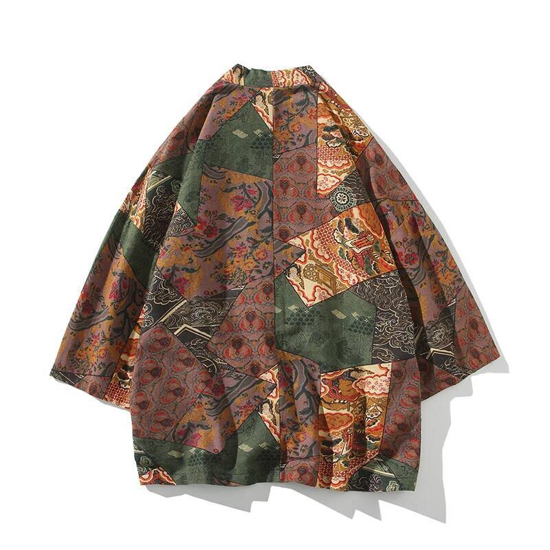 Ethnic Style Print Yukata Men  – обзор и цена Mens Fashion Jumpers