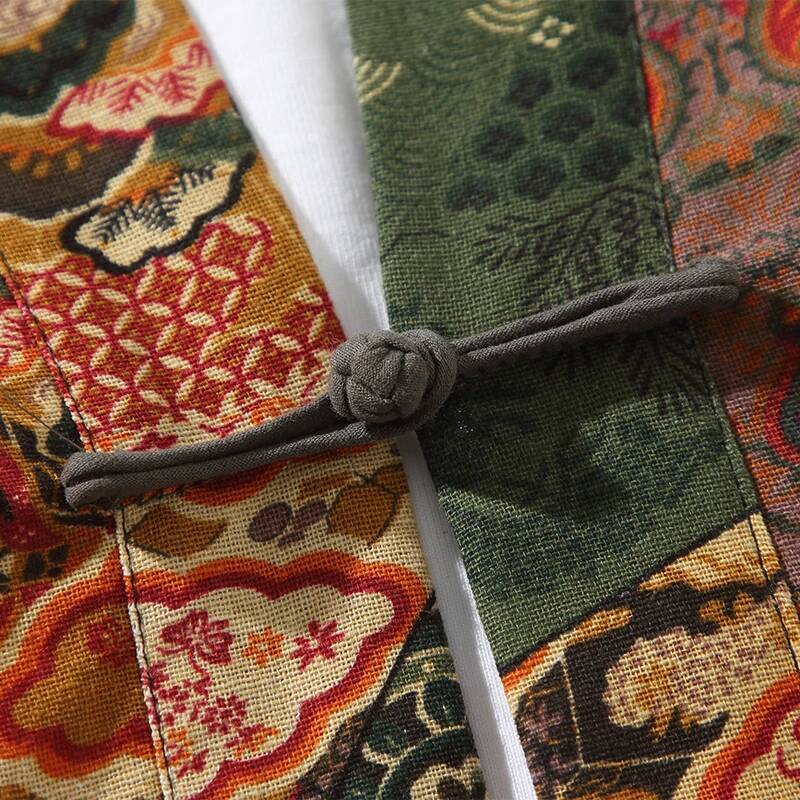 Ethnic Style Print Yukata Men  – обзор и цена Mens Fashion Jumpers
