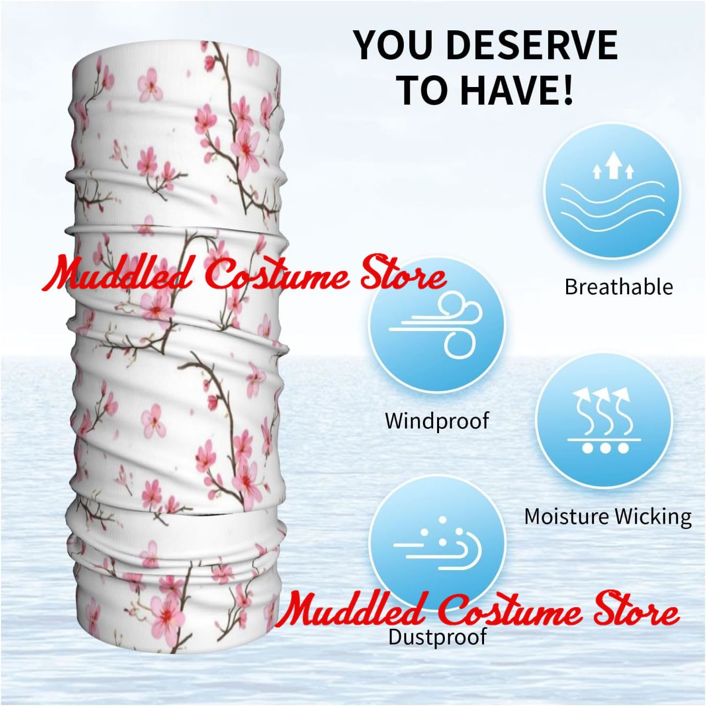 Cherry Blossoms Flowers Patter – обзор и цена Men'S Fashion Head Scarf