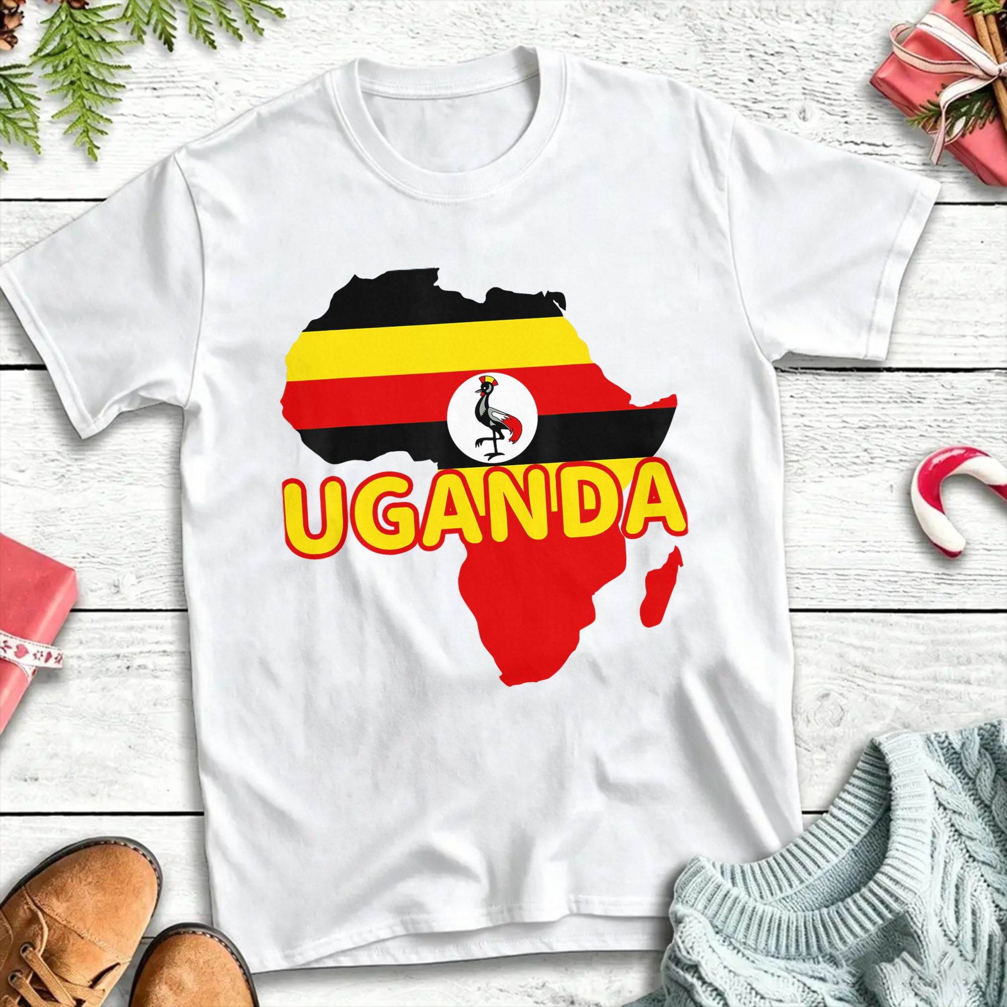 Uganda Ugandan Pride Flag Map  – обзор и цена Men Fashion Uganda