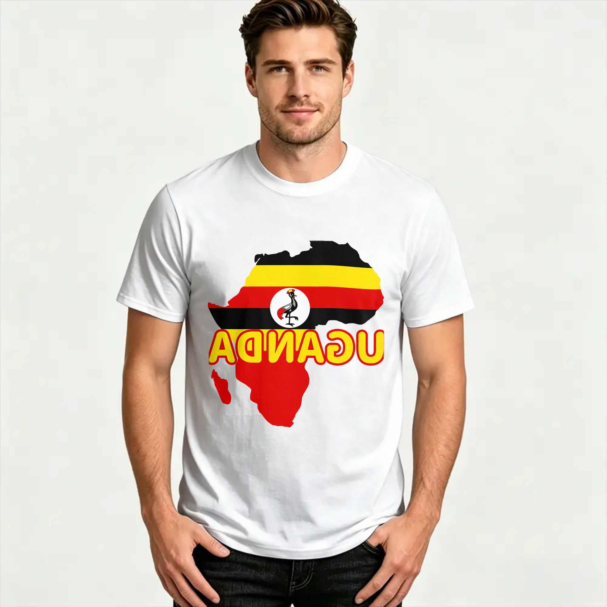 Uganda Ugandan Pride Flag Map  – обзор и цена Men Fashion Uganda