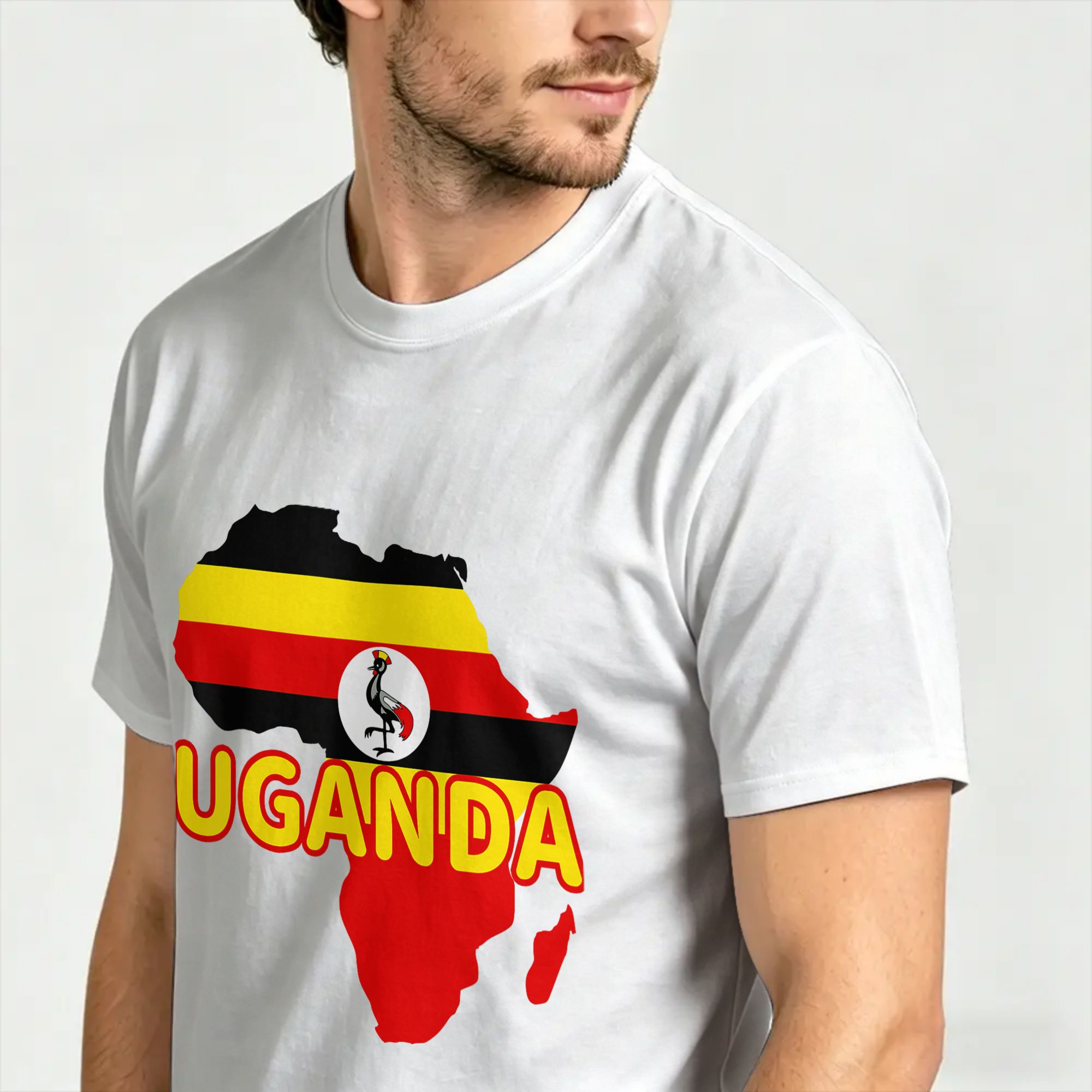 Uganda Ugandan Pride Flag Map  – обзор и цена Men Fashion Uganda